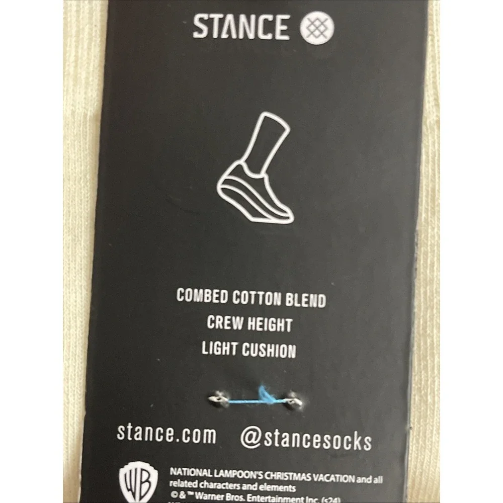 Stance National Lampoon's Christams Vacation Have Some Eggnog Socks Size M 6-8.5
